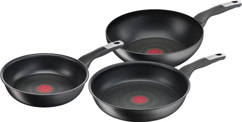 Tefal Unlimited Koekenpannenset 24 + 28 Cm + Wokpan 28 Cm