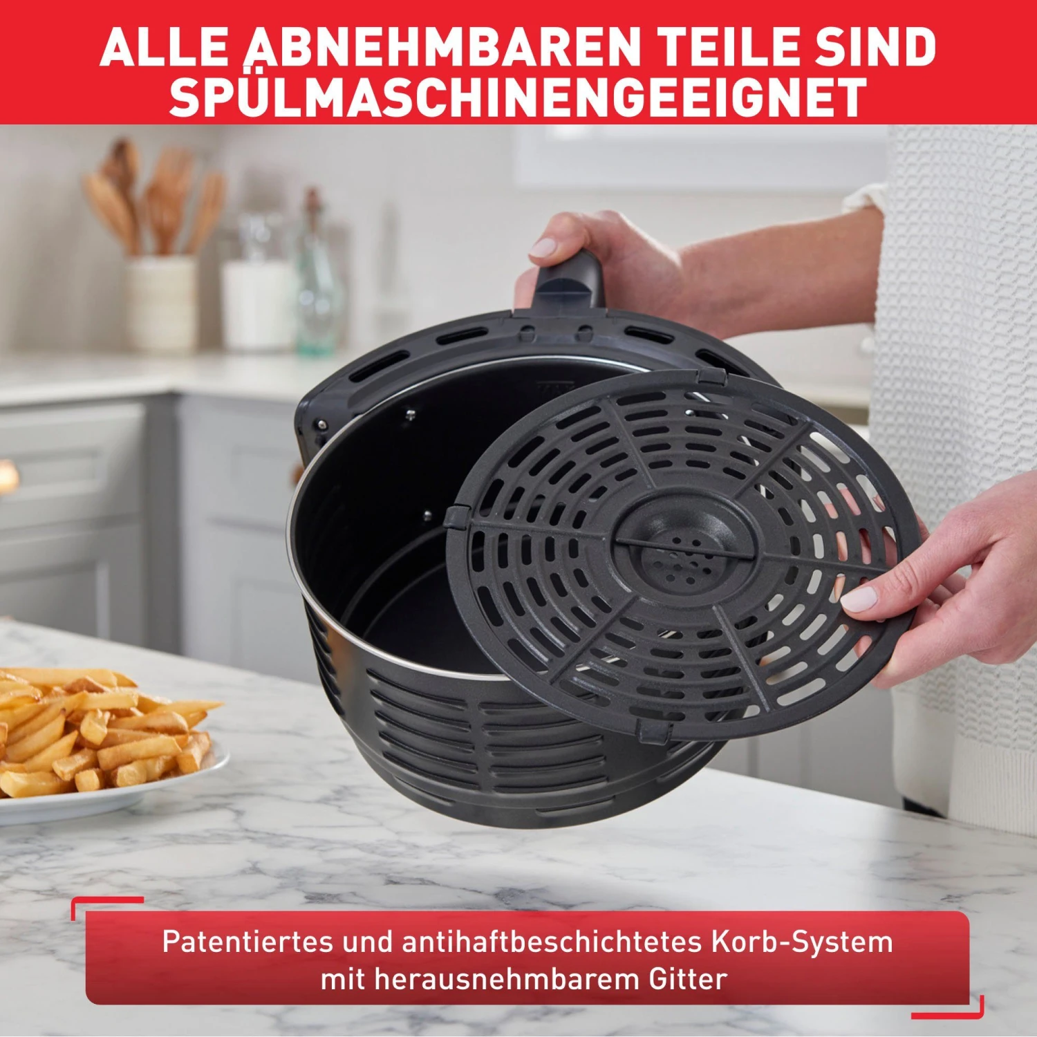 Tefal Airfryer 4,2 Liter Inhoud, 6 Automatische Programma’s, Digitaal Display, Timer, Zonder Vet/olie - Image 6