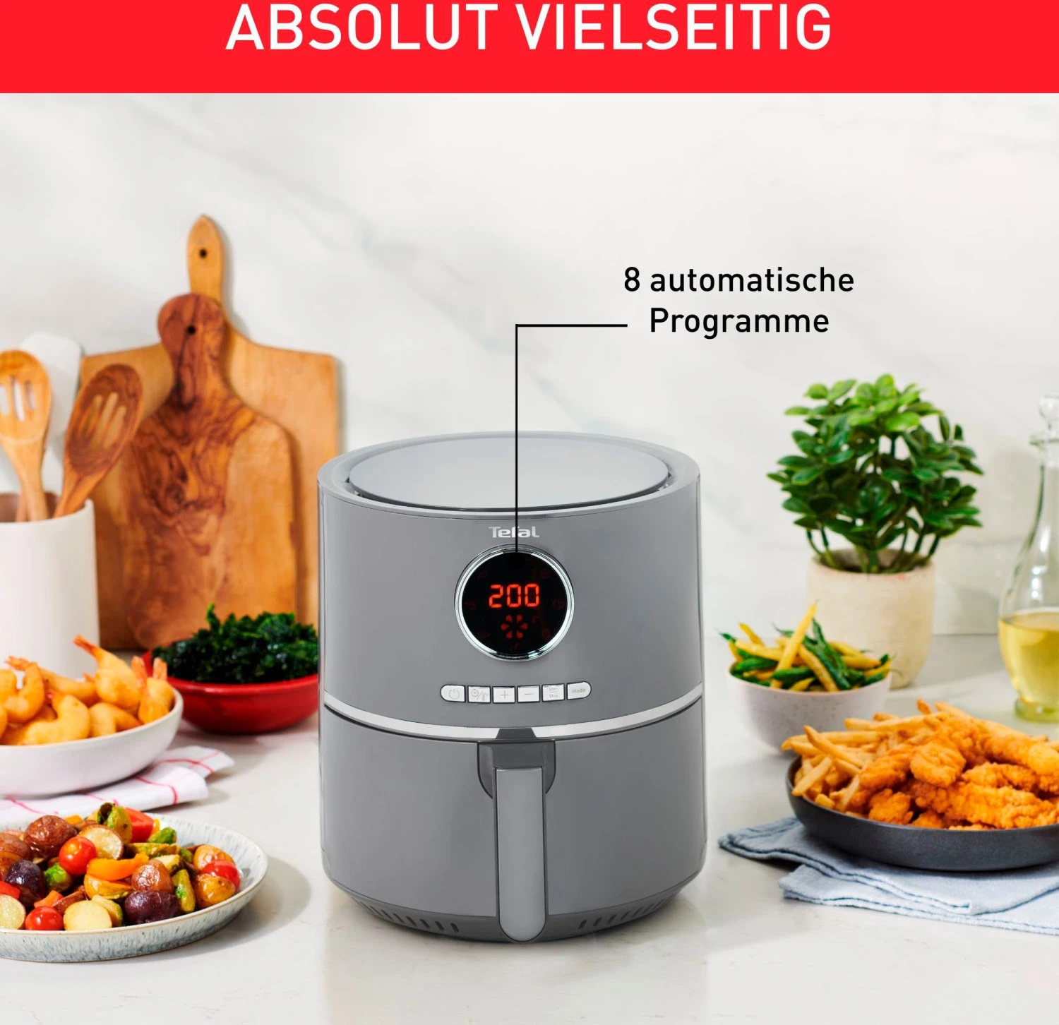 Tefal Airfryer EY111B Ultra Fry Digital - Image 3