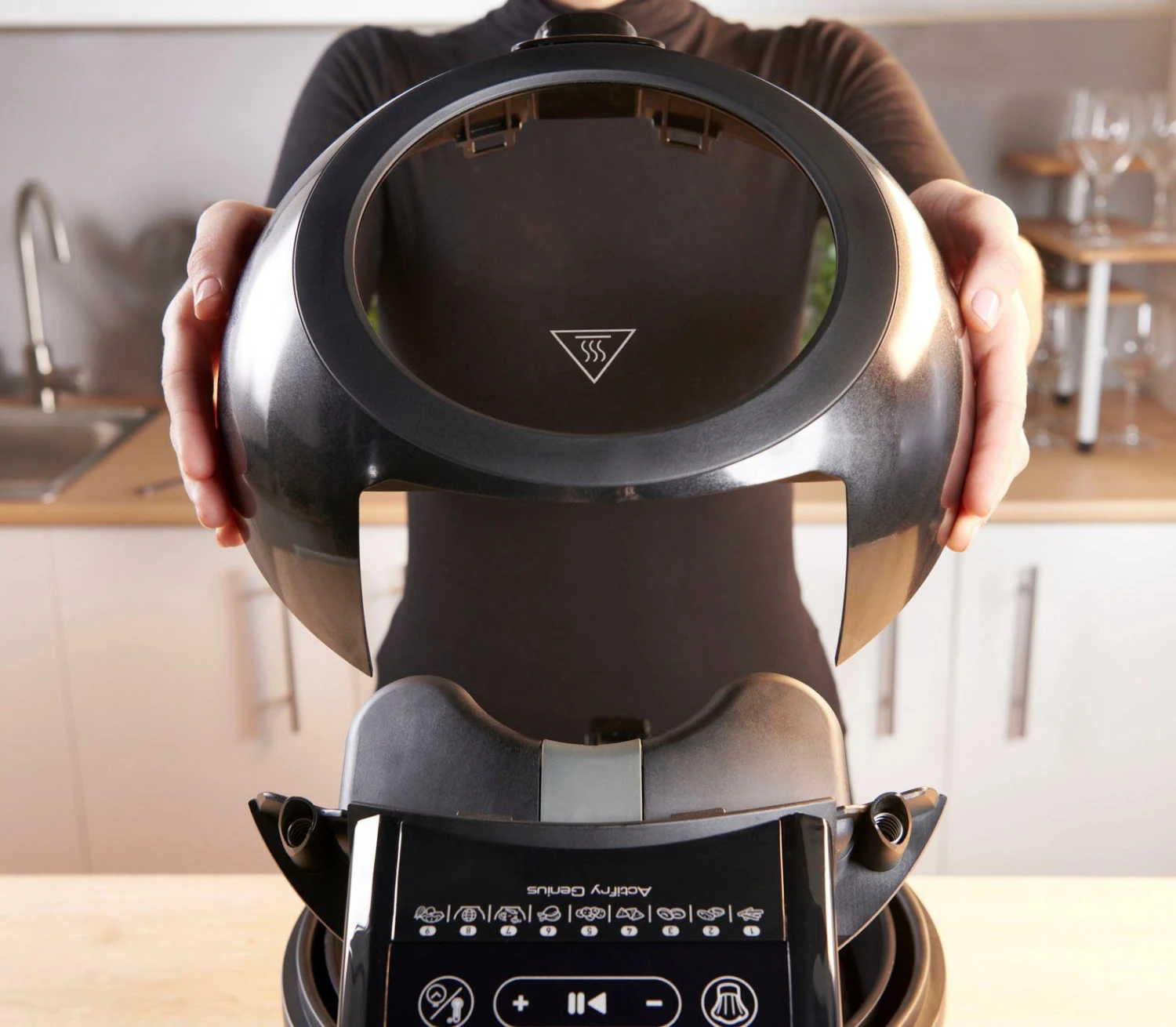 Tefal Airfryer FZ7738 ActiFry Genius + Inhoud 1,2 Kg, Timer, 9 Automatische Menu's, Roerarm-systeem, Zwart - Image 11