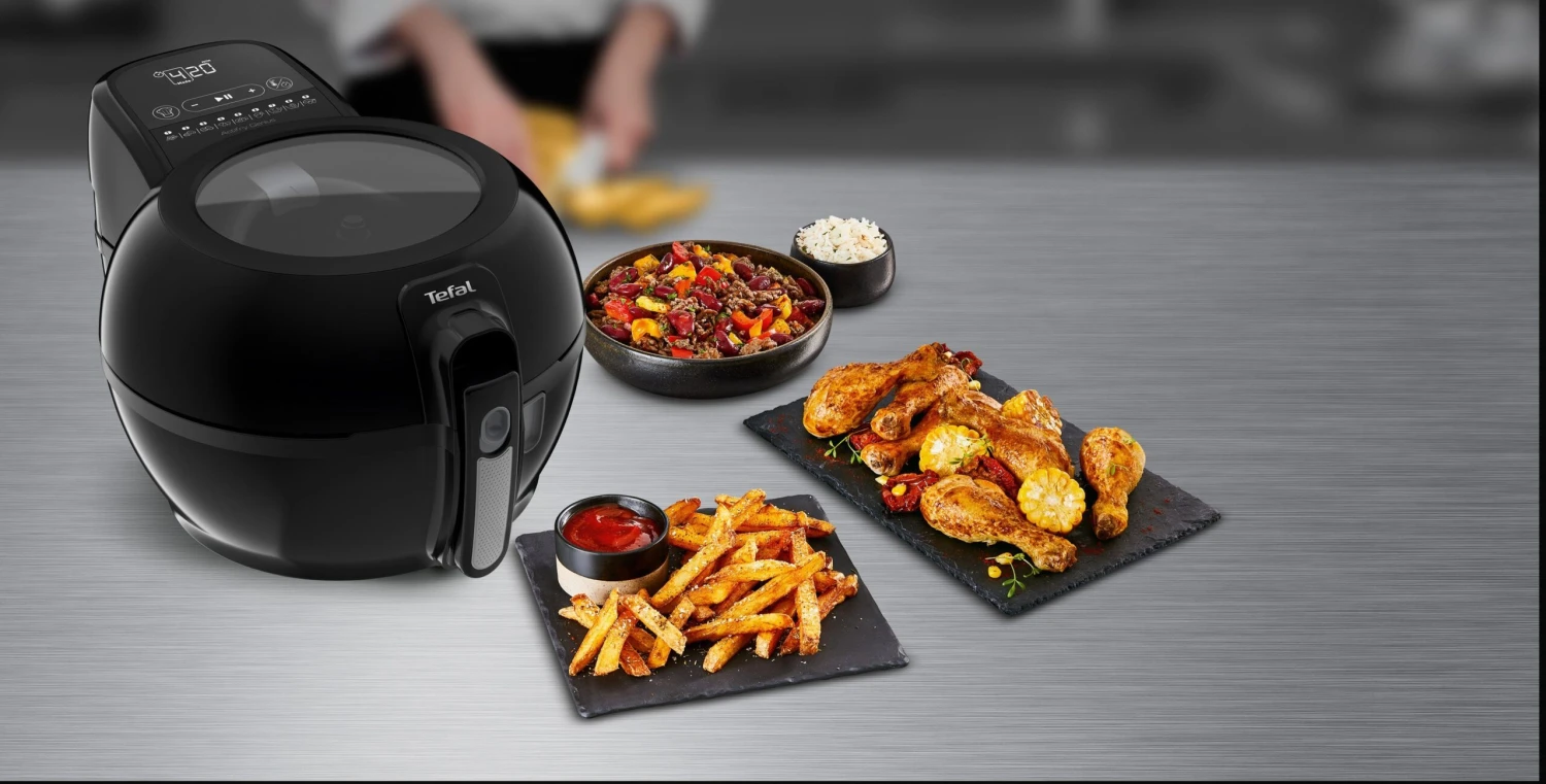Tefal Airfryer FZ7738 ActiFry Genius + Inhoud 1,2 Kg, Timer, 9 Automatische Menu's, Roerarm-systeem, Zwart - Image 3