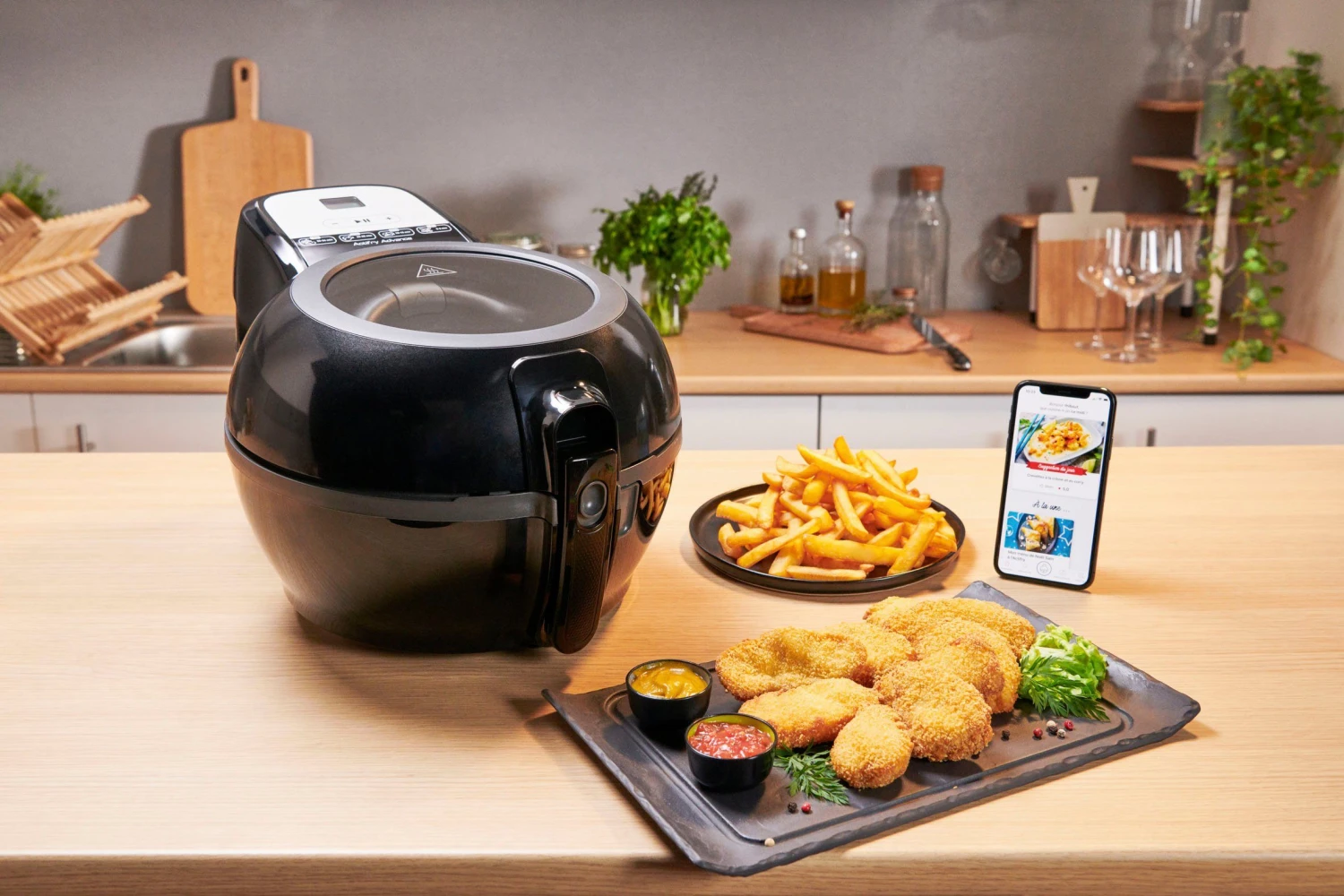 Tefal Airfryer FZ7738 ActiFry Genius + Inhoud 1,2 Kg, Timer, 9 Automatische Menu's, Roerarm-systeem, Zwart - Image 6