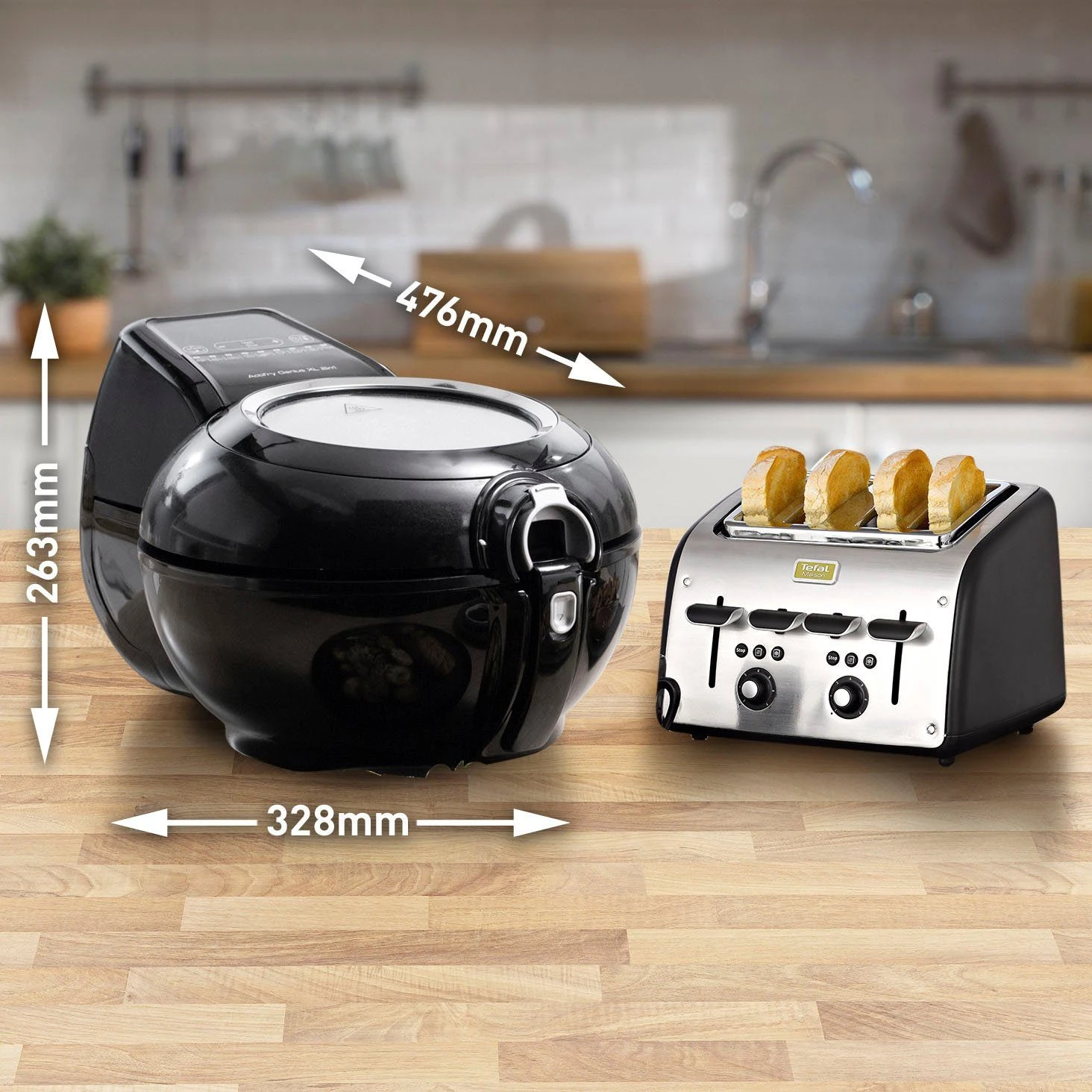 Tefal Airfryer YV9708 ActiFry Genius XL Inhoud: 1,7 Kg, 9 Automatische Programma’s, 2-in-1 Technologie - Image 11