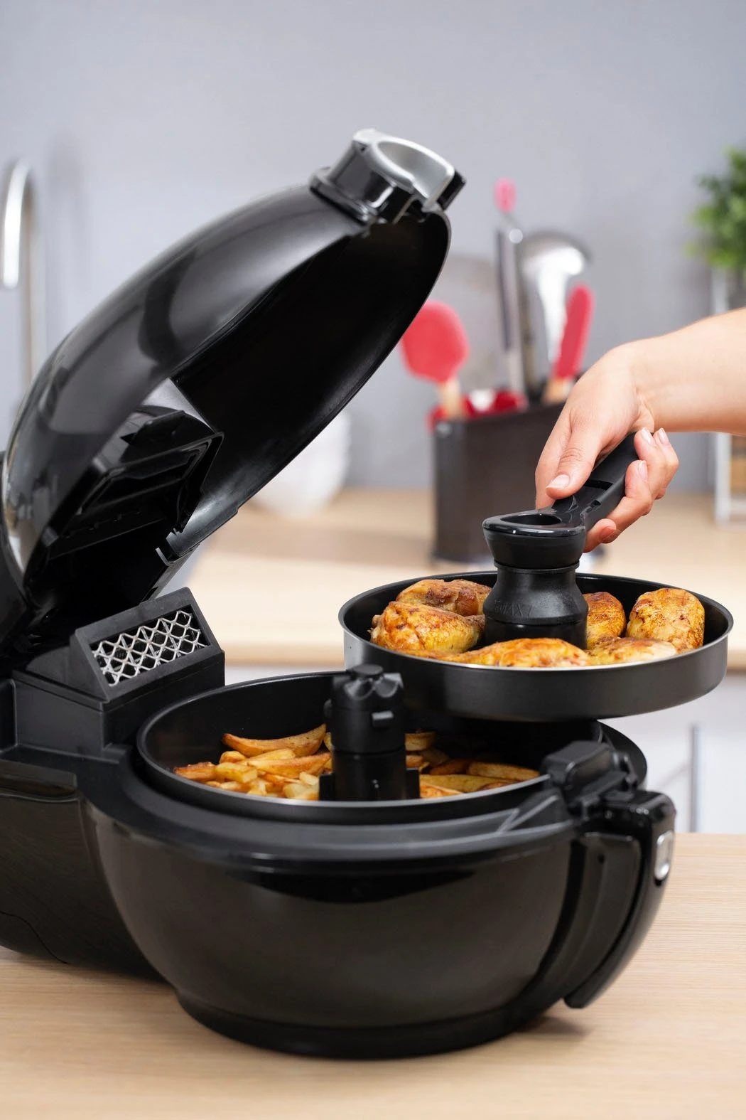 Tefal Airfryer YV9708 ActiFry Genius XL Inhoud: 1,7 Kg, 9 Automatische Programma’s, 2-in-1 Technologie - Image 15