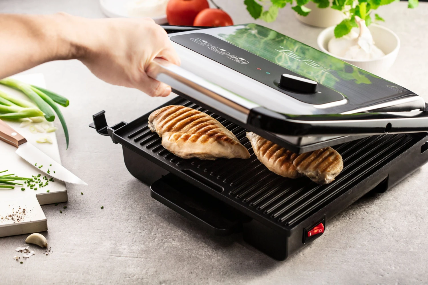 Tefal Contactgrill GC242D Inicio Grill Adjust Regelbare Thermostaat Met 3 Standen, Bakplaten Met Antiaanbaklaag - Image 13