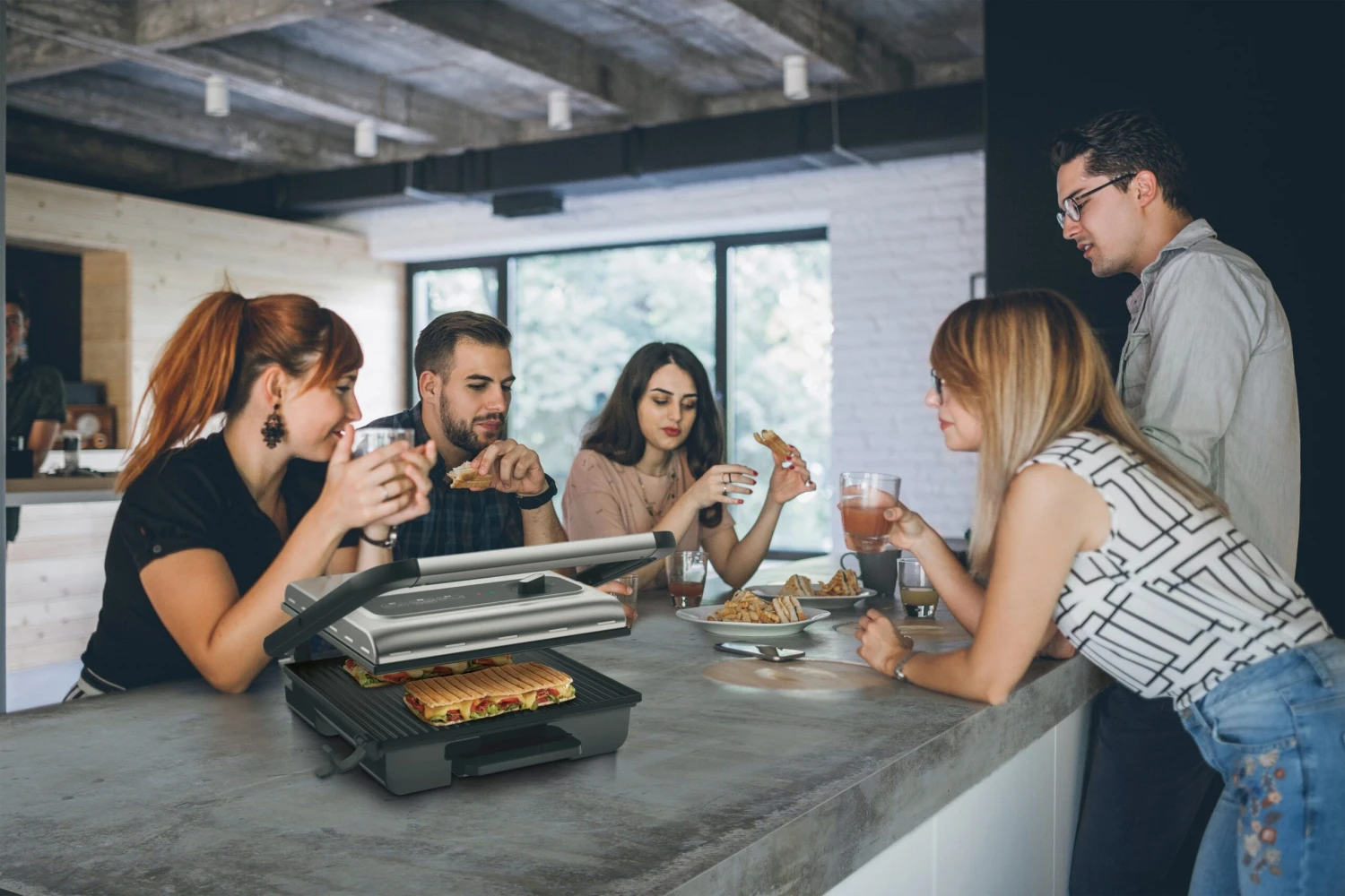 Tefal Contactgrill GC242D Inicio Grill Adjust Regelbare Thermostaat Met 3 Standen, Bakplaten Met Antiaanbaklaag - Image 6