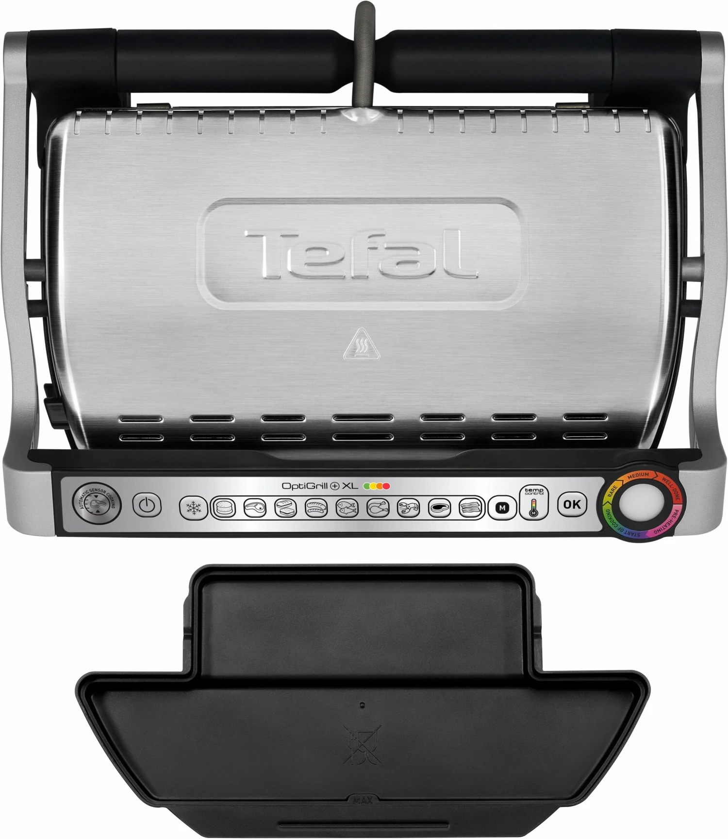 Tefal Contactgrill GC722D OptiGrill+ XL XL-grilloppervlak, Extra Temperatuurstanden, Automatische Aanduiding Van De Gaartoestand - Image 9