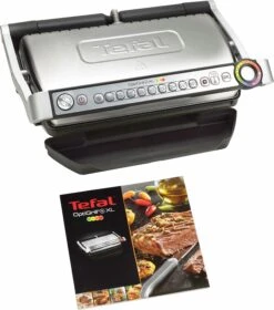 Tefal Contactgrill GC722D OptiGrill+ XL XL-grilloppervlak, Extra Temperatuurstanden, Automatische Aanduiding Van De Gaartoestand