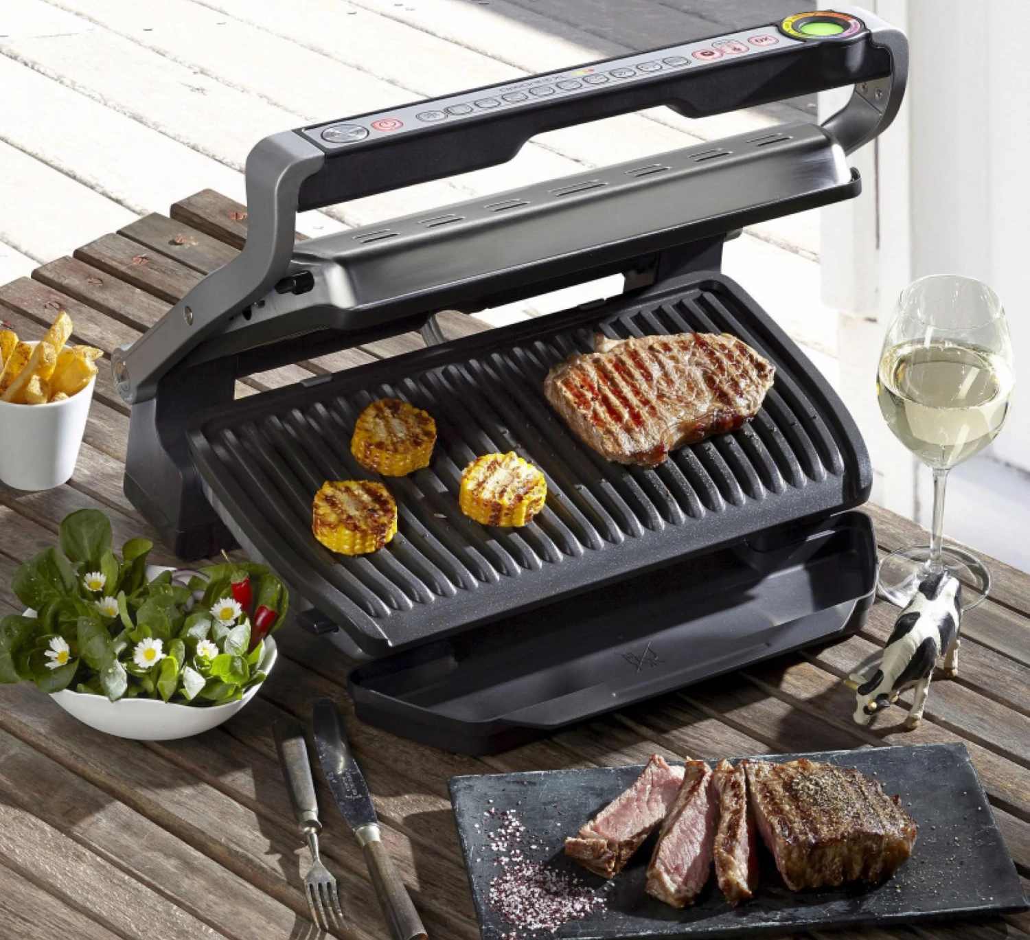 Tefal Contactgrill GC722D OptiGrill+ XL XL-grilloppervlak, Extra Temperatuurstanden, Automatische Aanduiding Van De Gaartoestand - Image 5