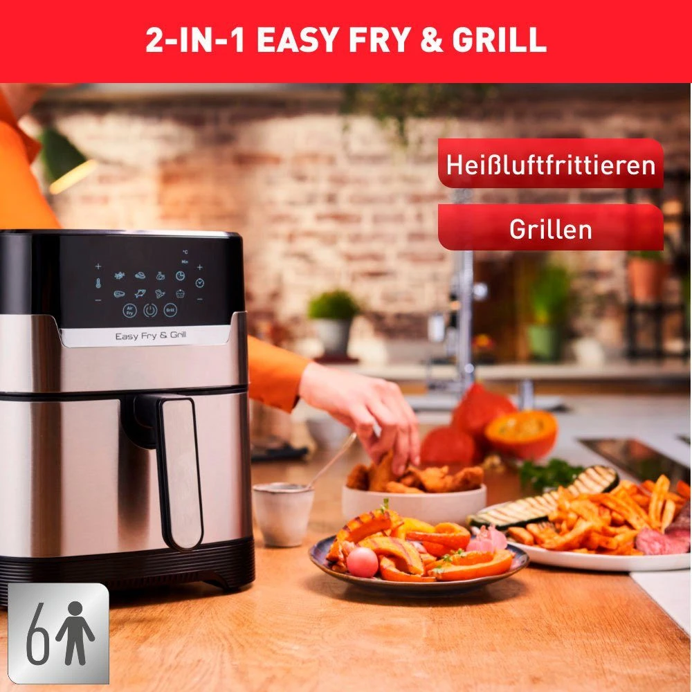 Tefal Friteuse EY505D Easy Fry & Grill Deluxe - Image 2