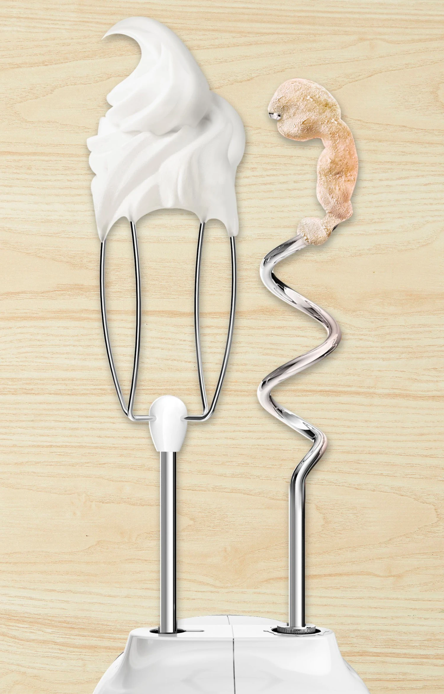 Tefal Handmixer HT4611 Prep'Mix+ Ideaal Voor Lichte En Taaie Bereidingen, Krachtige 500-w-motor, 5 Snelheden, Turbofunctie, 2 Roergardes, 2 Deeghaken, Pureerstaaf-opzet - Image 7