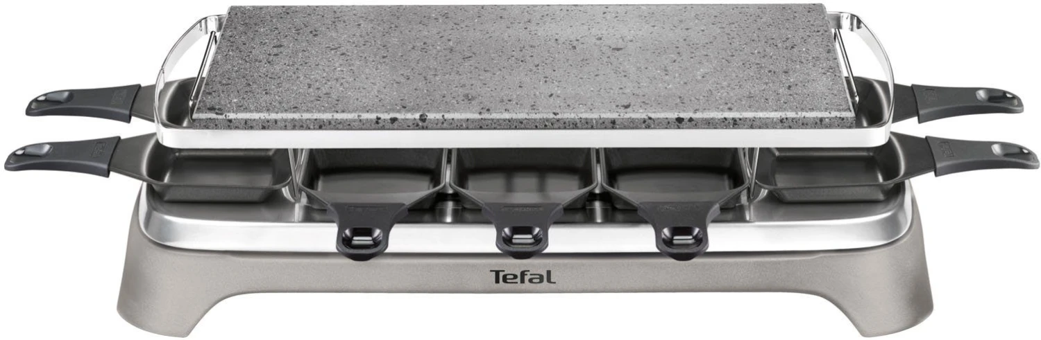 Tefal Raclette PR457B Pierrade Voor Maximaal 10 Personen, Grillplaat Van Steen, Inclusief Krabber, Afneembare Kabel, Pannetje Geschikt Voor De Vaatwasser - Image 2