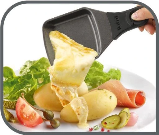 Tefal Raclette PR457B Pierrade Voor Maximaal 10 Personen, Grillplaat Van Steen, Inclusief Krabber, Afneembare Kabel, Pannetje Geschikt Voor De Vaatwasser - Image 5