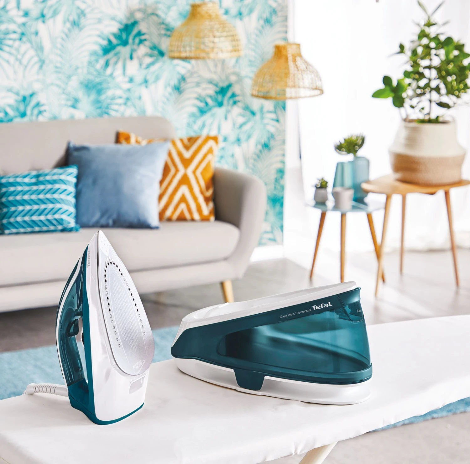 Tefal Stoomstrijksysteem SV6115 Express Essential Pompdruk: 5,2 Bar, Stoomstoot: 280 G/min., Stoomopbrengst: 120 G/min., Calc Clear-technologie, Xpress Glide Strijkzool, Eco-functie - Image 6